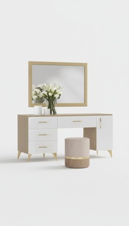 Dressing Table Mirror Bedroom Furniture Design Set Wood
