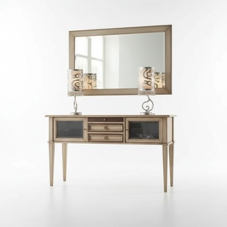 Dressing Table Mirror Consoles Design Furniture Luxury Dresser Wood Set