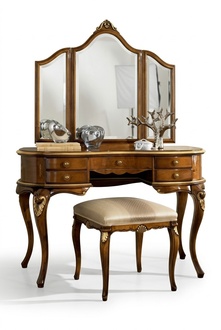 Dressing table mirror luxury console chest of drawers bedroom wood design new
