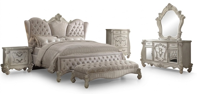Dressing Table Mirror Stool Sideboard Bedroom Dresser 3pcs New Baroque Rococo