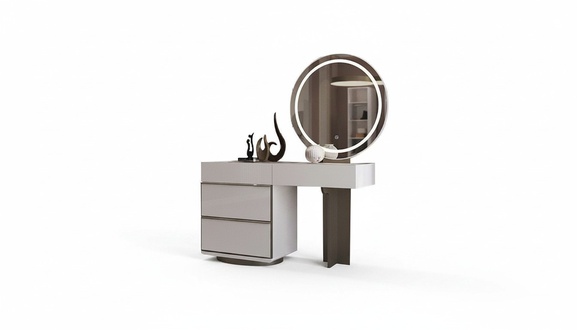Vanity Table Set Console Mirror Bedroom Furniture Design Stool Set