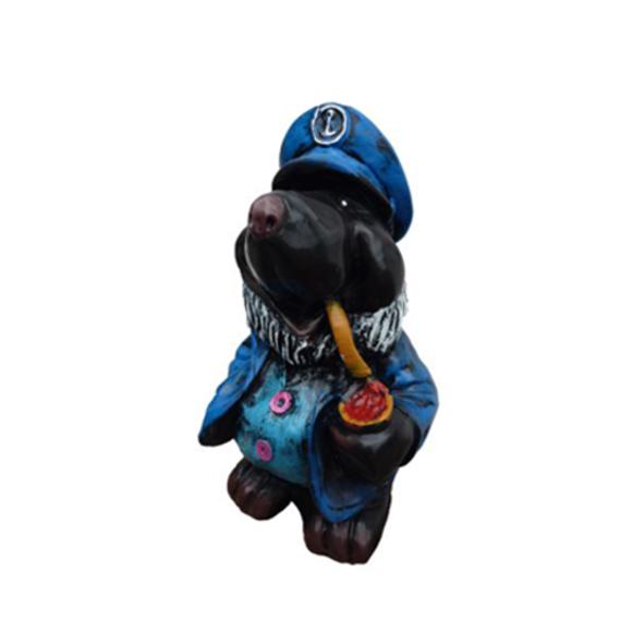 Decorative sculpture designed as a happy mole sailor 33cm