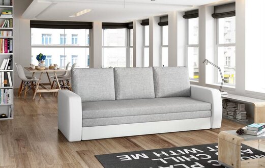 Sofa bed fabric new sofa with bed function 3 seat sofa couch textile upholstery On Stock