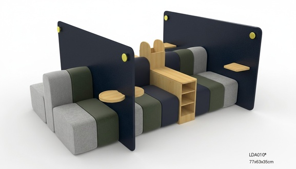 Waiting room furniture seating set hotel office law firm practice furnishings textile new