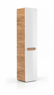 Wall cabinet bathroom cabinet tall cabinet hanging with laundry basket 170x35x35cm