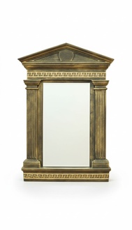 Wall Mirror Bathroom Hallway Design Salon Medusa Antique Style Glass Spigel Columns
