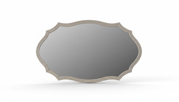 Wall Mirror Mirror Decorative Luxury Design Living Room Beige 150x90 Wood