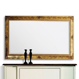 Wall Mirror Wood Frame Golden Mirror Wall Mirror Hanging Mirror Living Room New