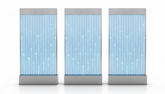 Wall Panel with Water Bubbles LED New Water Wall Designer Water Wall Illuminated