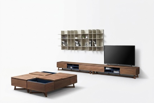 Living Wall Cabinet Modern Design RTV Dresser Cabinets Multifunction Table Couch