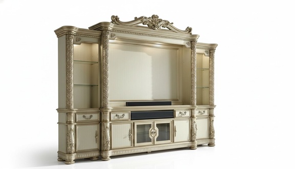 Living Wall TV Wall Unit Living Room Furniture Classic Living Walls Cupboard Shelf