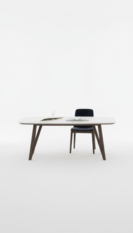 Walnut natural kitchen table dining room furniture modern style luxury furniture table