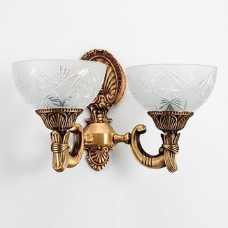 Luxury Wall Light Art Chandelier Gold Glass Elegant Wall Lamp Immediate SOFORT