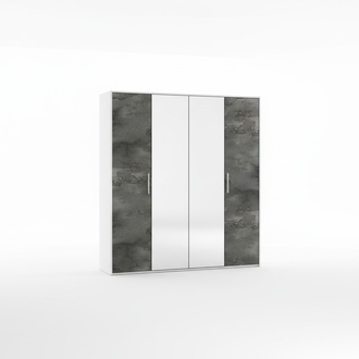 Wardrobe 4 Doors Wardrobe Modern Wardrobes Wood Bedroom New