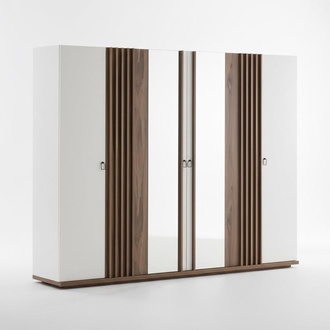 Wardrobe 6-door cabinet Cabinets Bedroom Furniture Mirror cabinet
