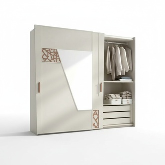 Wardrobe Bedroom Six Door Wood Bedroom Wardrobe