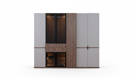 Wardrobe Wardrobe Bedroom Wardrobes Modern Wood Luxury 260cm