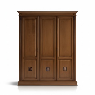 Wardrobe bedroom Real wood cabinet antique style baroque rococo cabinets new