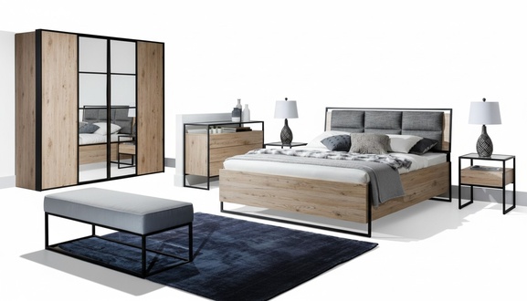 Closet Brown Wood Furniture Design Elegant Bedroom Modern Wardrobe New