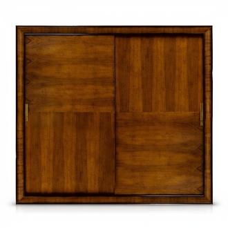 Brown Wooden Wardrobe Furniture Cabinet Design Luxury Sliding Door Cabinets New