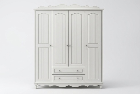 Closet Cabinet Baroque Style Furniture Classic Bedroom Cabinets Wood
