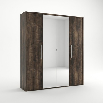 Closet Cabinet Design Furniture Wood Luxury Mirror Bedroom Cabinets New