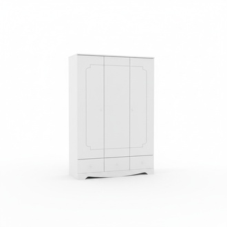 Wardrobe Cupboard Furniture Bedroom Wardrobes Wood White Loft Furnishings