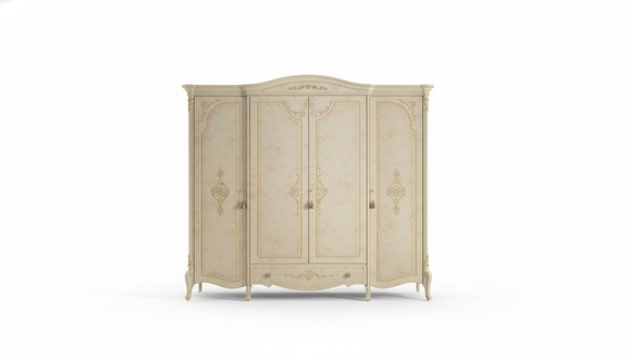 Wardrobe Cupboard Real Wood Massive Bedroom Furniture Italy Wooden Cupboard