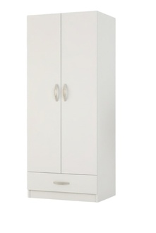 Wardrobe Closet Wall Cabinet Wardrobe Bedroom Modern Brown 60cm