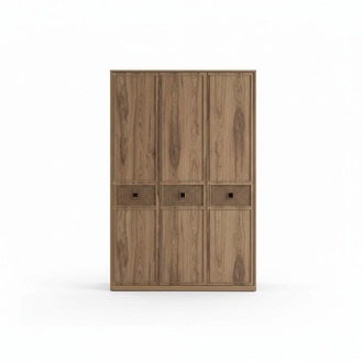 Wardrobe Wardrobe Wooden wardrobe Bedroom Furniture Wood Brown New