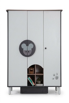 Wardrobe Design Furniture Children\'s Room Cupboard Shelf Wood Bedroom New