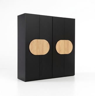 Wardrobe Gray Luxury Wooden Bedroom Cabinet Design Wardrobe Cabinet