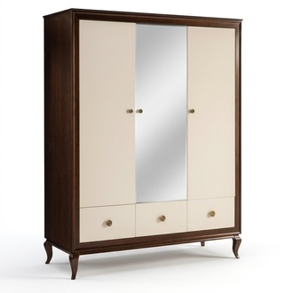 Wardrobe with Mirror Wooden Wardrobe Designer Closet Bedroom Wardrobes