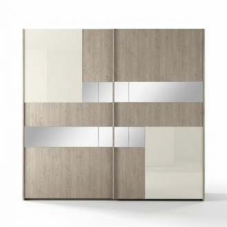 Wardrobe MobilPiu Luxury solid wood bedroom closet cabinets New