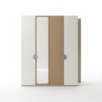 Wardrobe Modern Mirror Timeless Design Stylish Storage Furniture