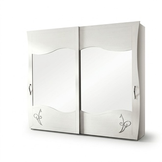 Wardrobe Multipurpose Shelves Cupboard Shelf Storage Wardrobe Mirror