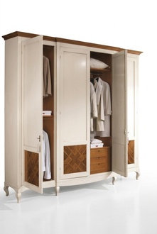 Wardrobe Real Wood Wardrobe Solid Bedroom Furniture Italy Wooden Wardrobe
