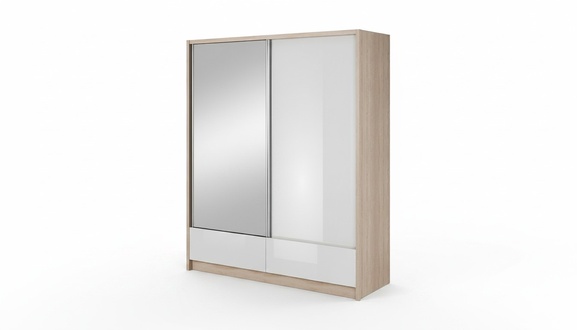 Wardrobe Storage 180cm Shelf Cabinet Archive Sliding Sliding Office