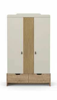Wardrobe youth room cabinet cabinets furniture white wood luxury design beige