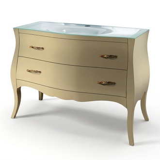 Vanity unit Classic cabinet Washbasin Italian bathroom Vanity unit