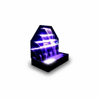 Waterfall Fountain Pool Stainless Steel Water Features Swimming Pools