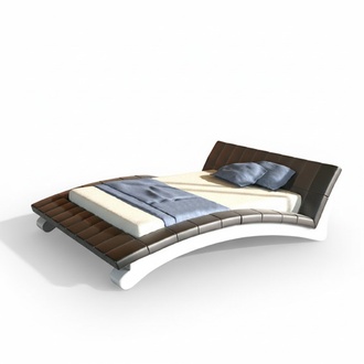 Waterbed Complete Leather Bed Upholstered Bed with Mattress New IRINA Bed Beds