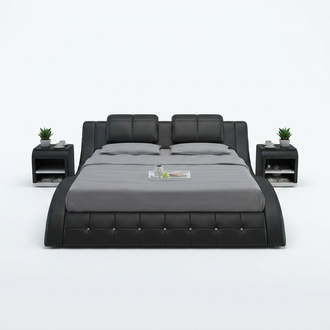 Waterbed Double Bed Beds Complete Leather Bed Upholstered Bed Water LB8824B