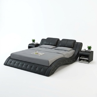 Waterbed Hotel Double Bed Beds Complete Leather Bed Upholstered Bed Water LB8824