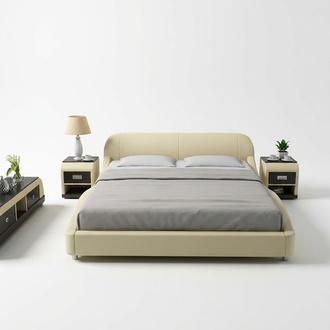 Waterbed Hotel Double Bed Complete Leather Bed Upholstered Bed Water LB8822