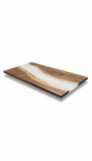 waterfall epoxy table casting resin dining table epoxy resin real wood solid furniture