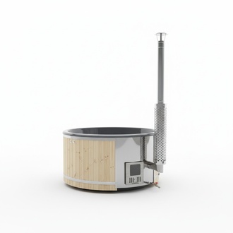 Whirlpool Bath Barrel External Bath Thermowood Pool Stove Wood Garden Barrel