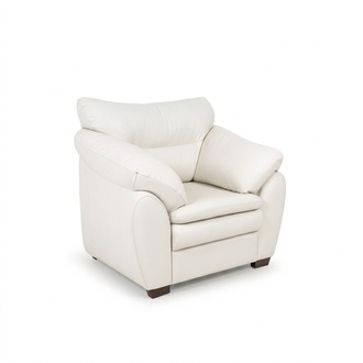 White armchair study furniture office upholstered armchair textile seater