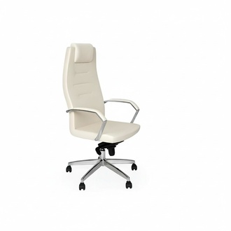 White armchair designer chair office chairs swivel chair executive chair single seater