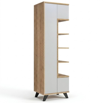 White bookcase living room luxury bookcase furniture shelf wood design